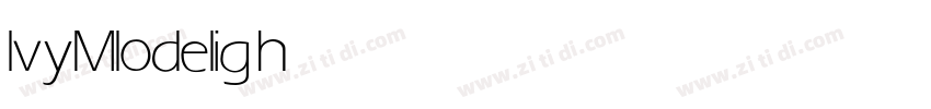 lvy Mlode light字体转换
